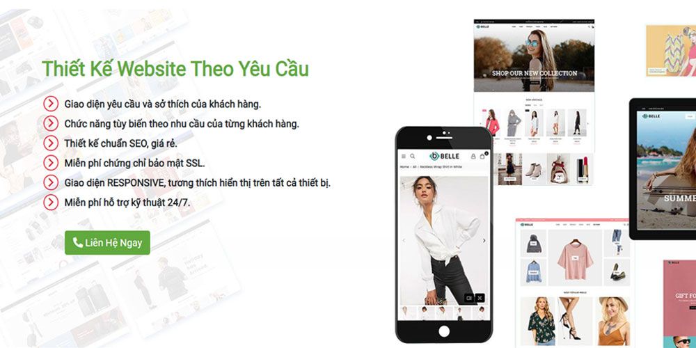 thiết kế website, thiết kế web trọn gói