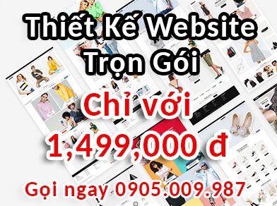 thiết kế website, thiết kế web trọn gói