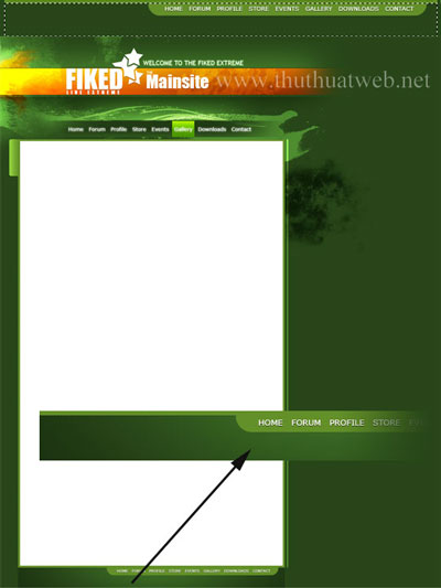 Tạo Grunge web layout