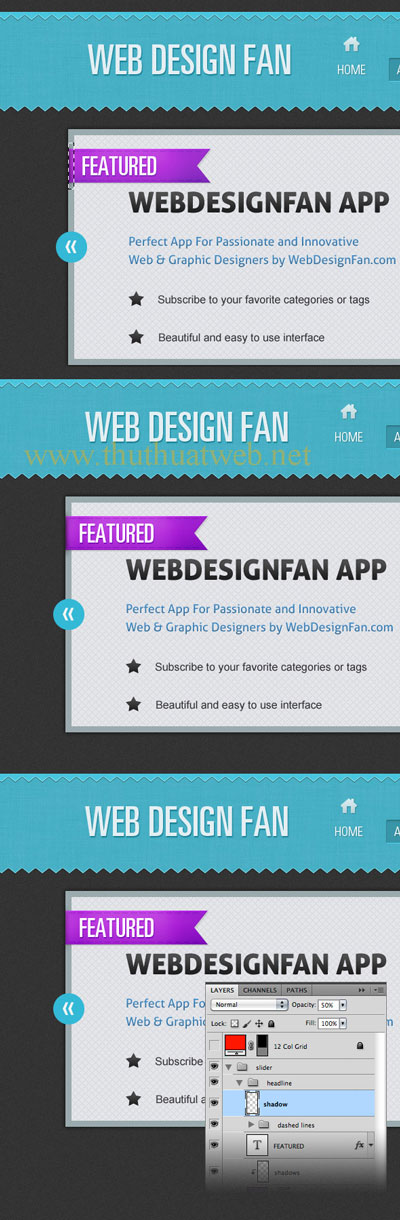 Porfolio web layout